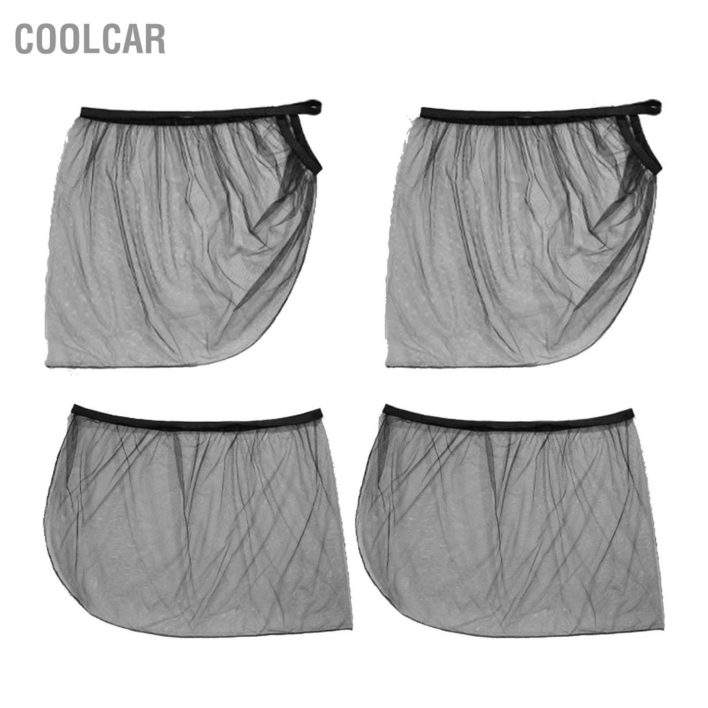 2 Chiếc Màn Lưới Che Nắng Cửa Sổ Xe Hơi - Chống Nắng Và Tia UV Thoáng Khí Màn Cho Xe Cắm Trại - CoolCar