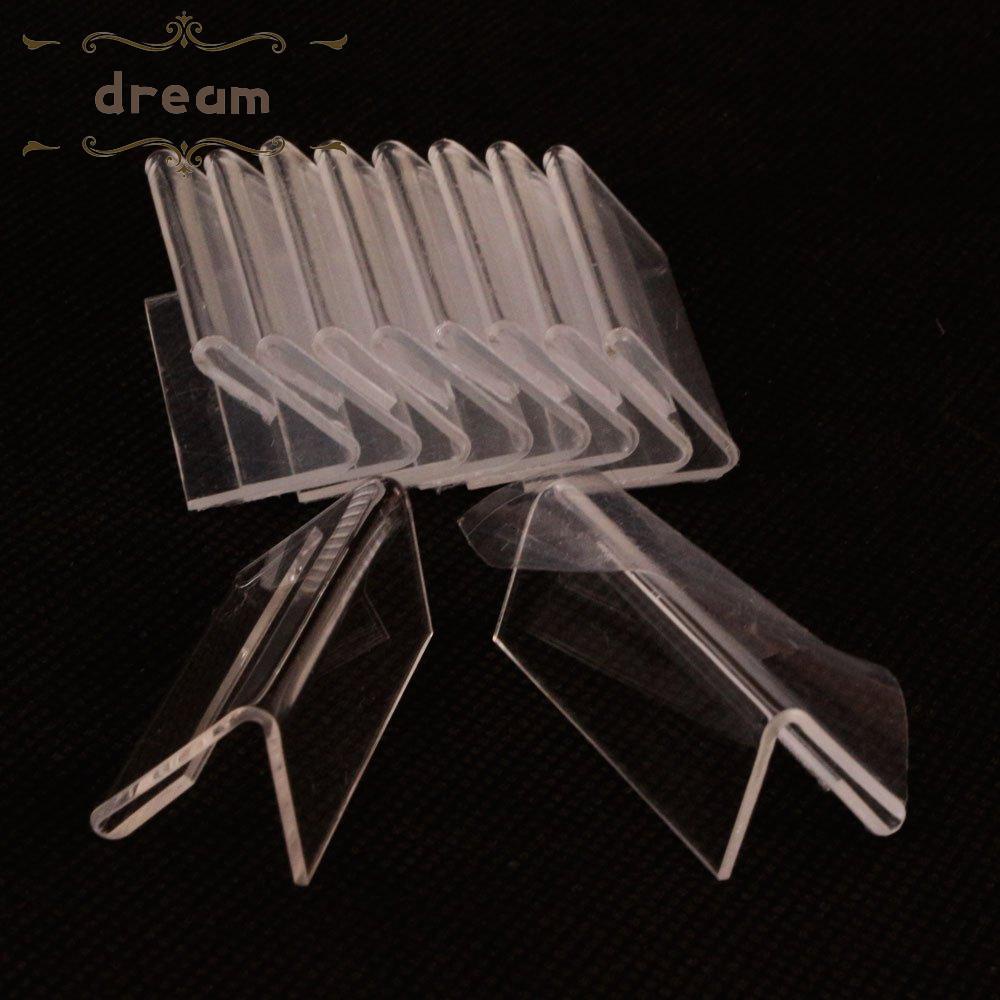 【DREAMLIFE】Price Tag Stand Transparent Accessories Mini Sign Display Holder Card Label