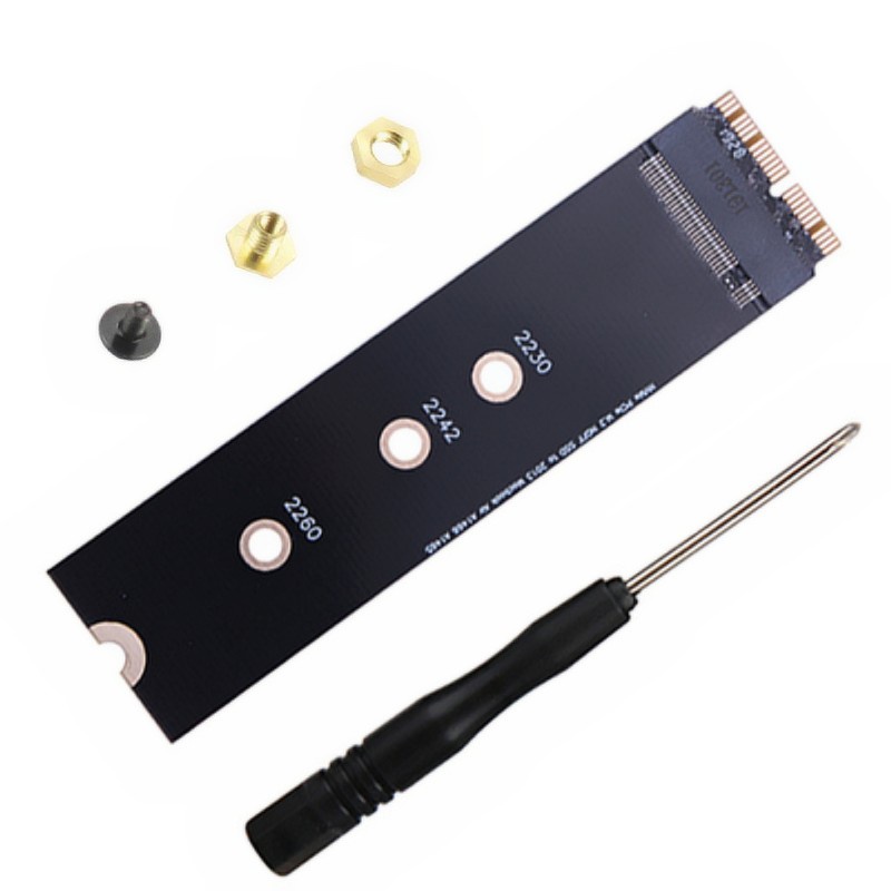 M2 SSD Adapter M.2 PCIE NVME SSD Chuyển Đổi Thẻ Cho Apple Macbook Air Pro 2013 2014 2015 2017 Năm A1