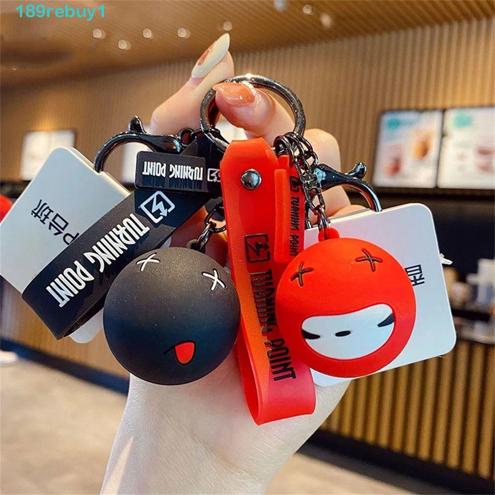 Móc Chìa Khóa Hình Quả Bida REBUY1 Độc Đáo Giá Đỡ