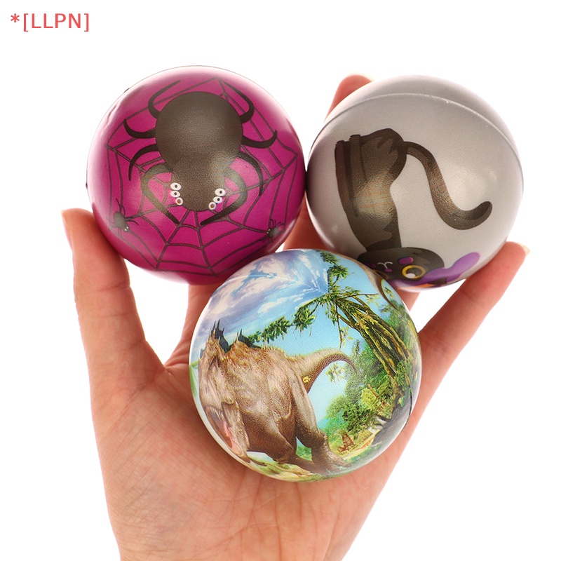 1 Quả Bóng Xốp PU Bóp Tay Giảm Căng Thẳng 6.3cm Trang Trí Đa Ứng Dụng