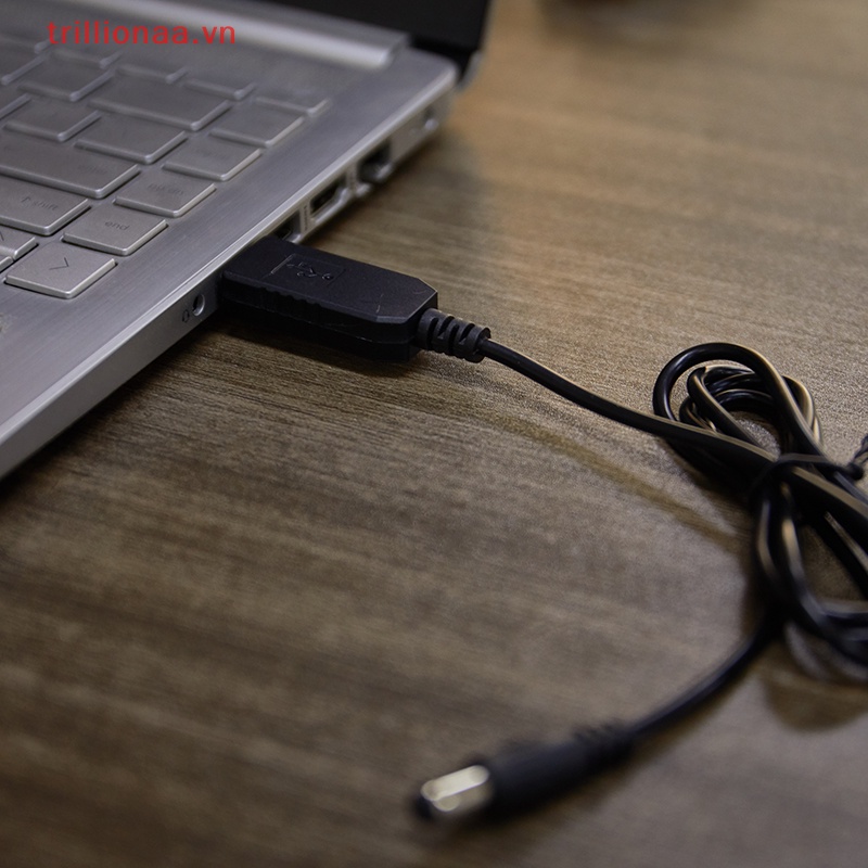 Dây Cáp Tăng Áp Nguồn USB DC 5V Sang 12V 2.1x5.5mm