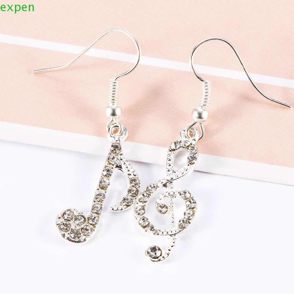 EXPEN Khuyên Tai Chuỗi Hình Nốt Nhạc Mới