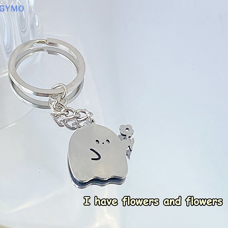 Móc Khóa Hình Ma Nhỏ Dễ Thương Thời Trang Cho Cặp Đôi