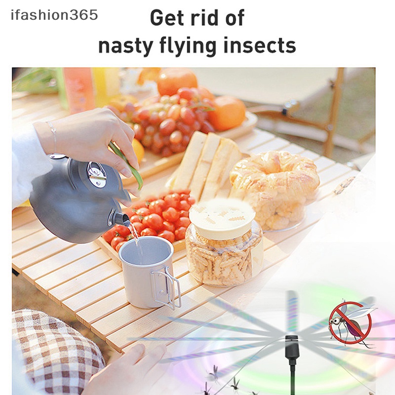 Quạt Để Bàn Linh Hoạt Chống Ruồi ifashion365 Có Thể Sạc Lại Tiện Dụng