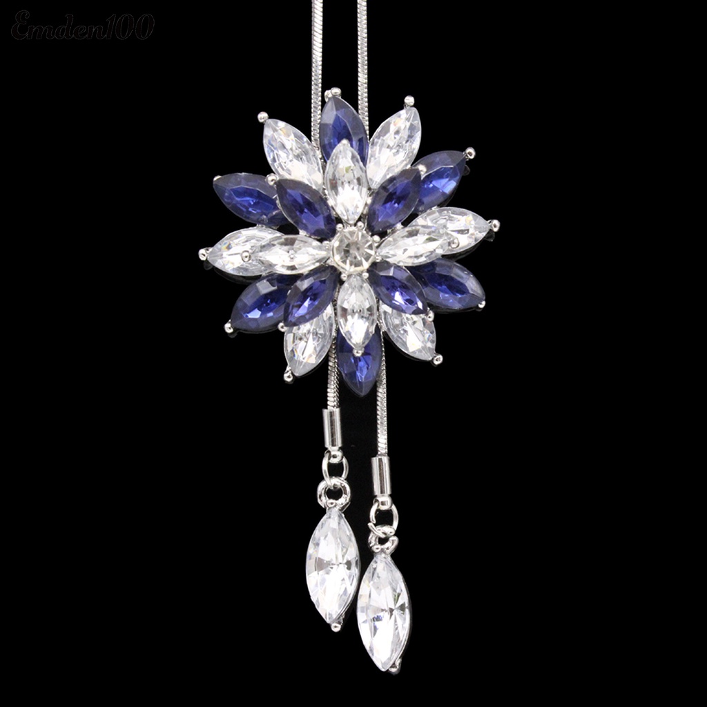 Vòng cổ Mặt Hoa Tuyết Đính Đá Thời Trang Cho Nữ