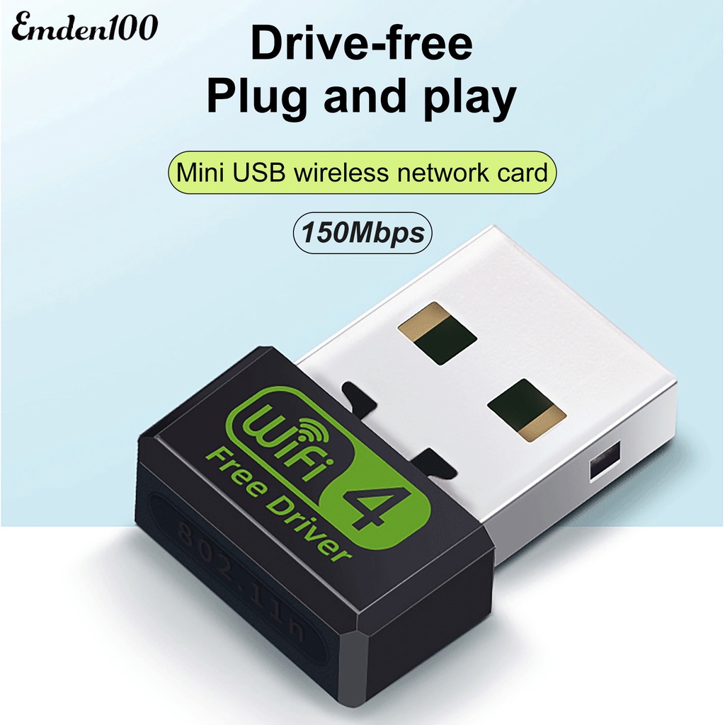 Thẻ Mạng Không Dây Tốc Độ Cao 150Mbps RTL8188 USB Kèm Ăng Ten Định Hướng Omni