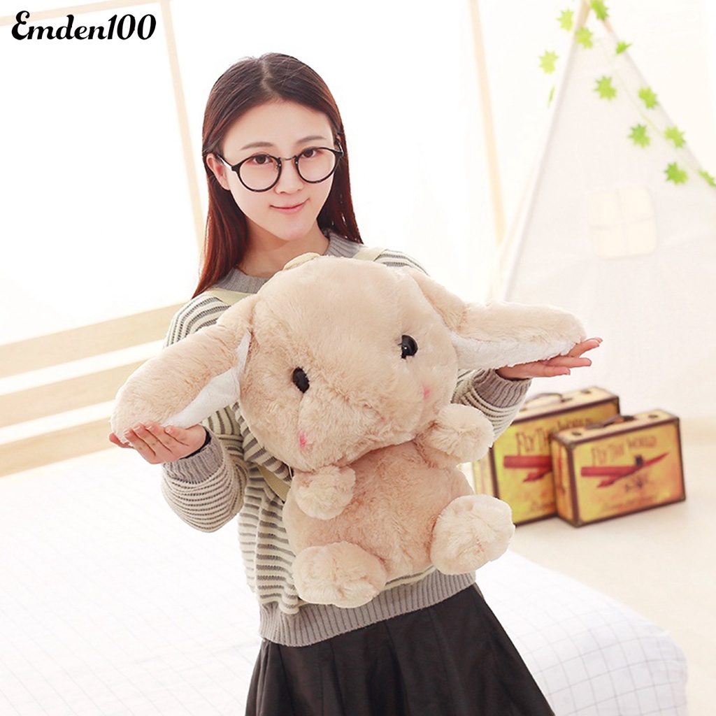 Ba Lô Hình Thỏ Nhồi Bông Dễ Thương 40cm Dành Cho Bé