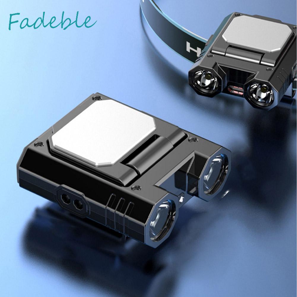 Đèn LED Đeo Đầu Cảm Biến Sóng XPE 400LM 1400mAh IPX4 Chống Thấm Nước Sạc USB Loại C