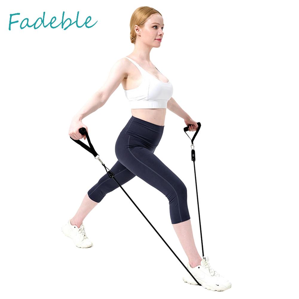 Set 11 Dây Kéo Đàn Hồi Hỗ Trợ Tập Yoga / Thể Hình