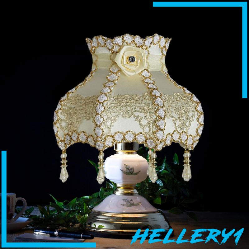 Chụp Đèn Để Bàn Phối Lông Phong Cách Châu Âu Cổ Điển