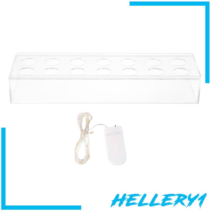 Lọ Hoa Bằng Acrylic Có Đèn LED Kèm Giá Đỡ Trang Trí Nhà Cửa / Tiệc Cưới