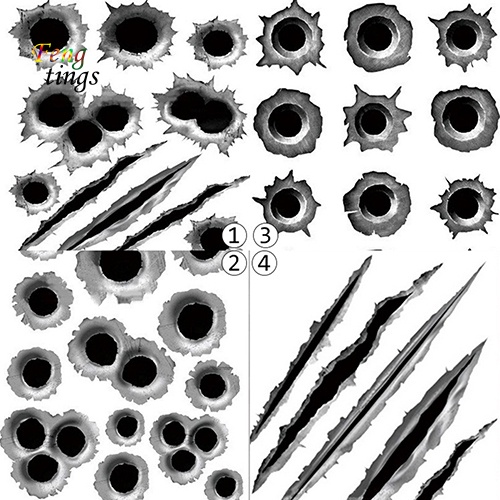 Miếng Dán 3D Chống Nước Vui Nhộn Cho Mũ Bảo Hiểm Xe Hơi