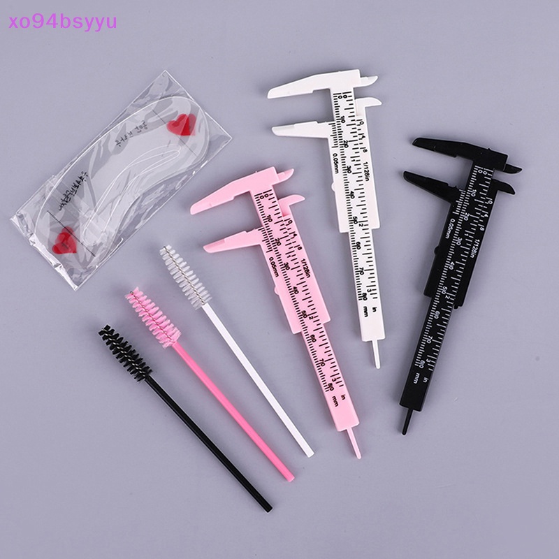 Set 3 Thước Cặp Vẽ Lông Mày Xo94Bsyu Bằng Nhựa Chuyên Dụng
