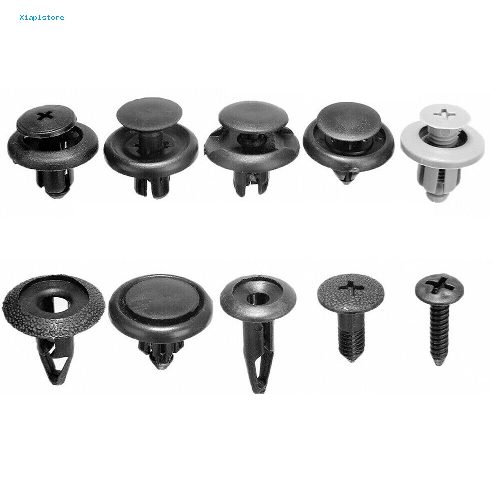 FENDER Set 100 Đinh Tán Nhựa Phụ Tùng Cho Xe Ô Tô