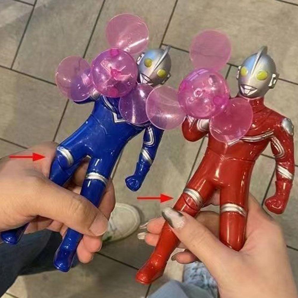 Daron1 Quạt mini Cầm Tay Bằng Nhựa Siêu Nhân Nhện Cho Bé / Trẻ Em