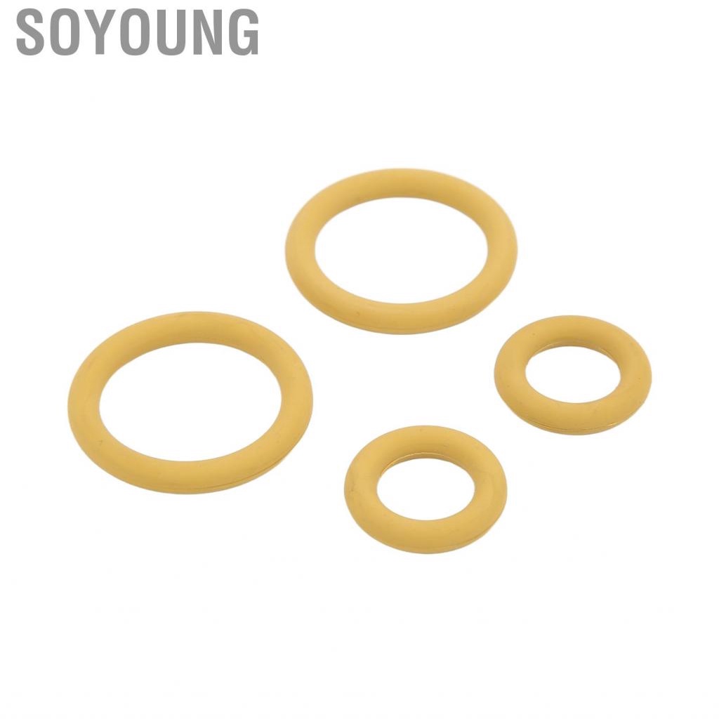 Soyoung Turbo Pedestal O Ring Gaskets  Rubber High Precision 4pcs F4TZ‑6N653‑A for Car