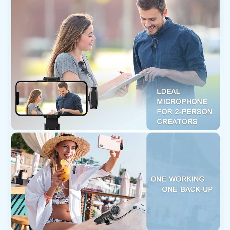 Micro Không Dây Cho IPhone IPad Micro Không Dây để Quay Video Trò Chơi Phỏng Vấn Phát Trực Tiếp