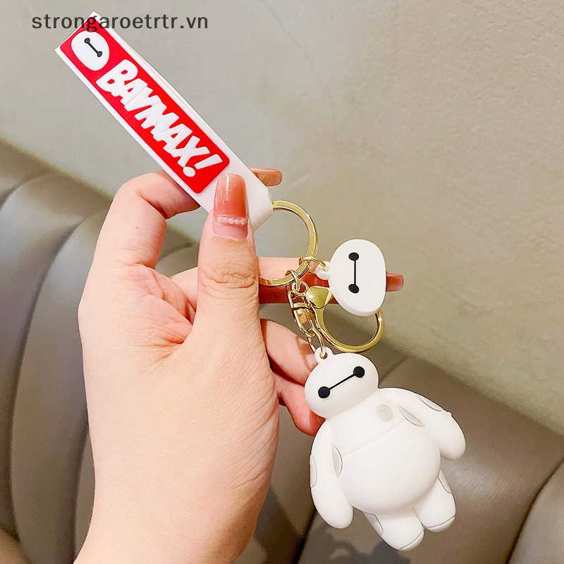 Móc Khóa Hình Búp Bê Baymax Big Hero Dễ Thương
