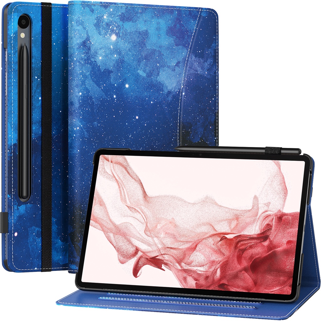 Bao Da Máy Tính Bảng Nắp Gập Đa Góc Có Giá Đỡ Cho Samsung Galaxy Tab S9 11-Inch 2023