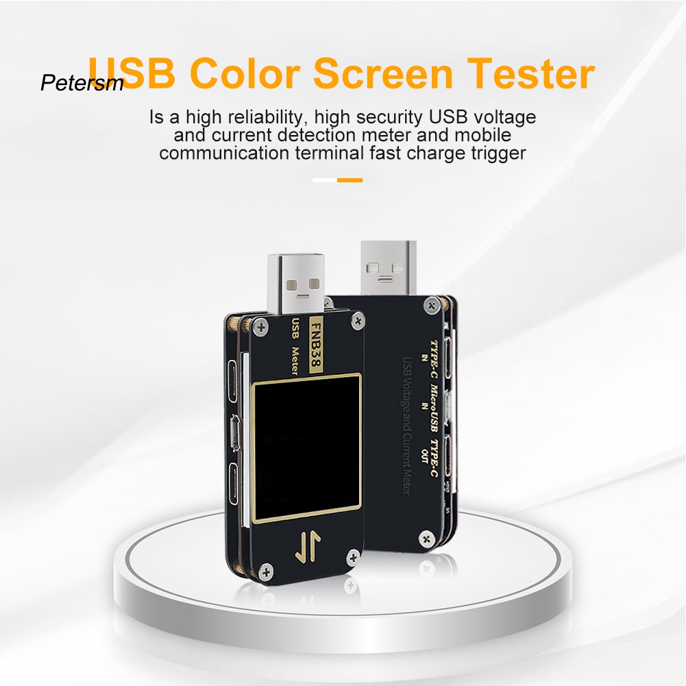 Thiết Bị Kiểm Tra Vôn Kế QC4 PD30 20 PPS FNB38 USB LCD