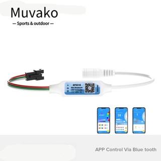 Bộ điều khiển đèn led dây dc5-24v bluetooth sp621e 3 pin cho ws2812b ws2811