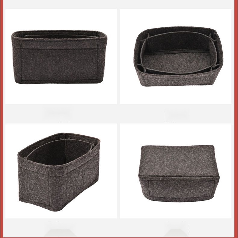 Lót túi LV vanity chia ngăn túi