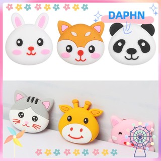 Miếng đệm dán chặn tay cầm cửa bằng silicone dày dặn kiểu dáng hoạt hình chống va chạm an toàn