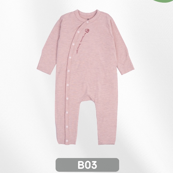 Body dài tay sợi tre Bambus Bu baby cho bé sơ sinh đến 10kg