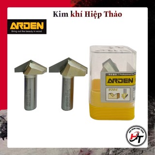 Mũi phay cnc gỗ vát 120 độ chữ v mòi alu arden 0304 msv-ad