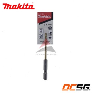 Mũi khoan sắt phủ Titan chân lục giác 3.3mm Makita D-31136 | DCSG