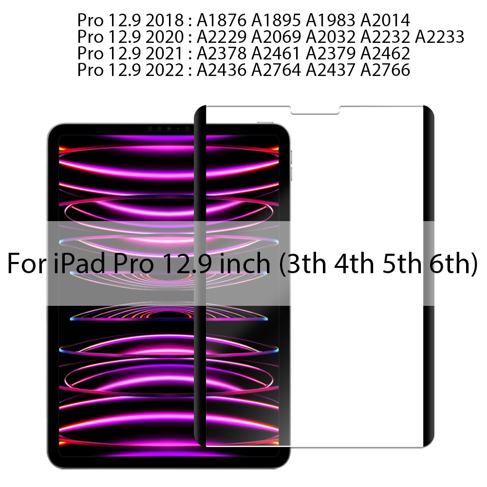 Đối với ipad pro 11 12.9 6th air 5 4 3 2022 bảo vệ màn hình từ tính cho ipad 9 thế hệ thứ 10 mini 6 10.2 9.7 like paper film