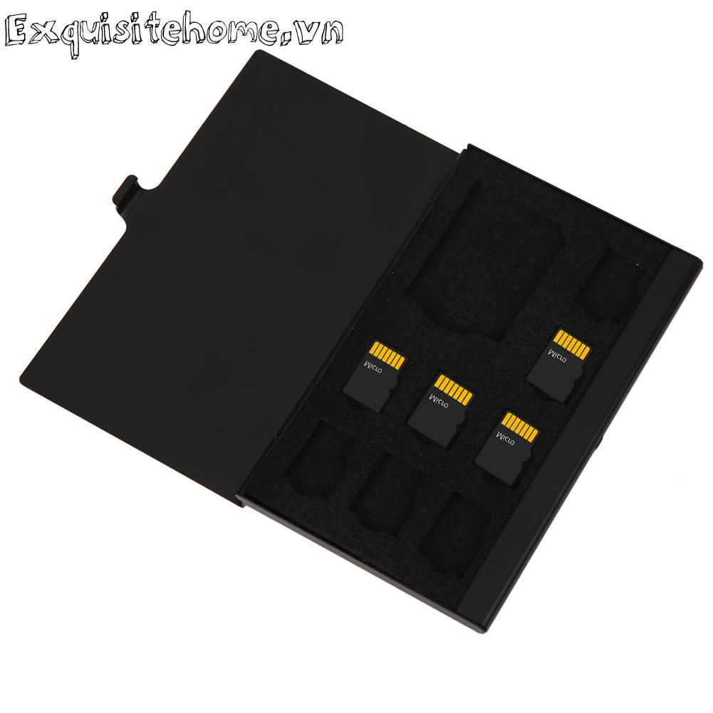 Hộp Đựng Thẻ Nhớ Micro SD + 8TF Micro SD Bằng Nhôm 1SD