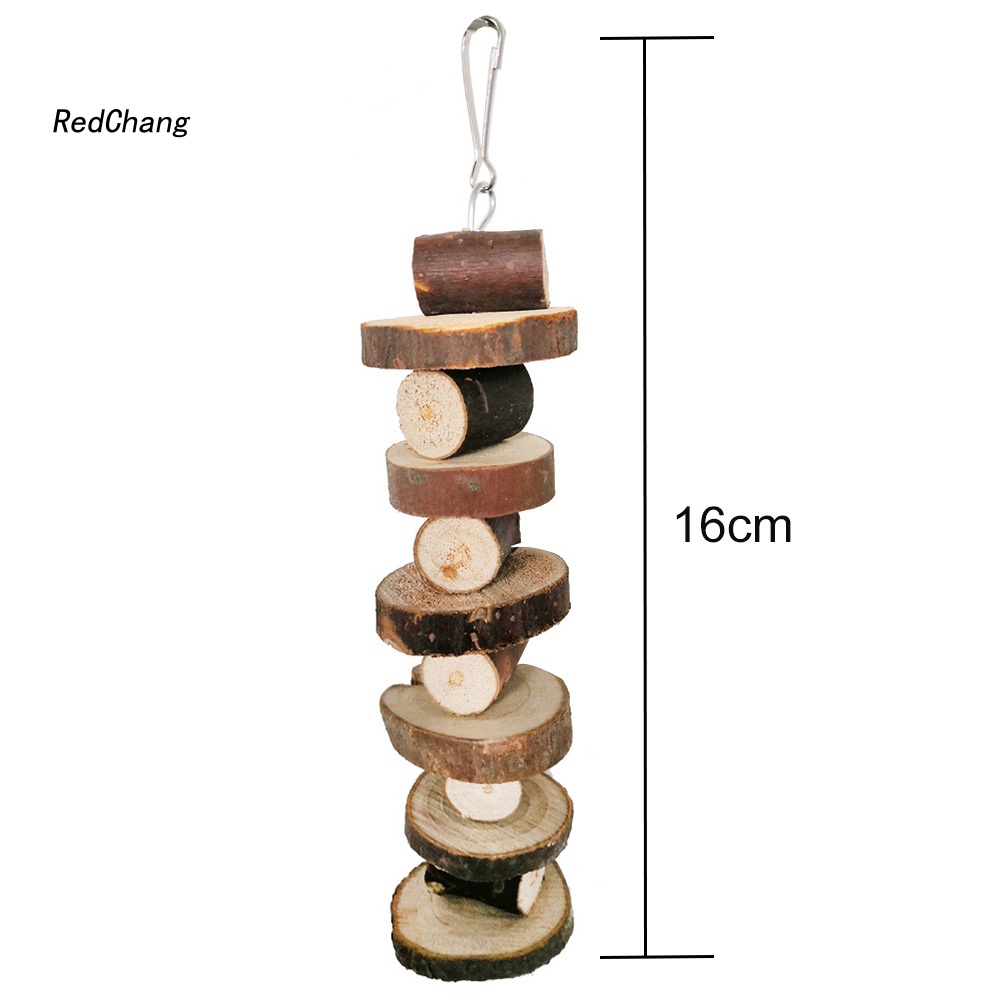 Đồ Chơi Nhai Gặm Bằng Gỗ Treo Lồng Chim Vẹt / Chuột Hamster