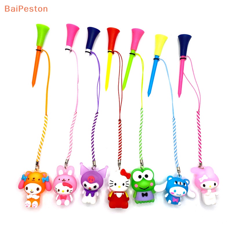 1 Tee Bóng Golf Có Đèn LED Phát Sáng Họa Tiết Hoạt Hình Chống Mất