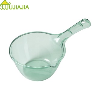Ca múc nước JUJIAJIA bằng nhựa trong suốt tay cầm dài sáng tạo