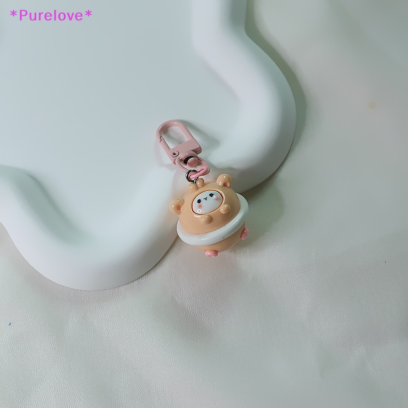 Móc Khóa Hình Bánh Donut Ba Chiều Bằng Nhựa Resin Dễ Thương Mới