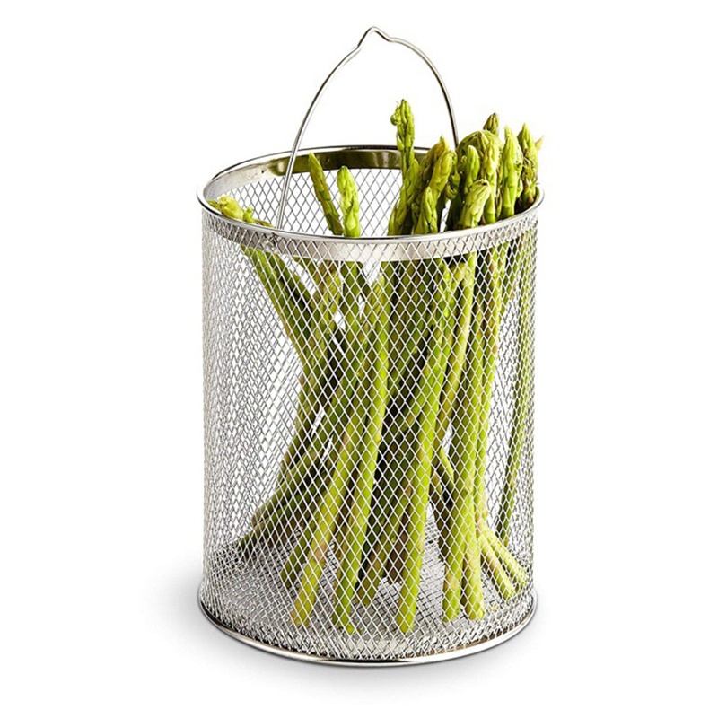 Nồi măng tây bằng thép nồi súp gia đình với giỏ măng tây pasta nấu ăn bộ lọc
