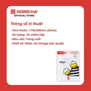 Bọc vở nilon cấp I Hồng Hà tập 10 chiếc