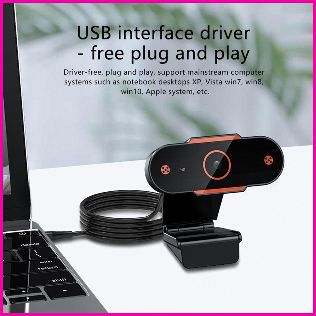 Webcam 1080P HD USB Mini Có Thể Điều Chỉnh Cho Họp Video / Live Llrnvn