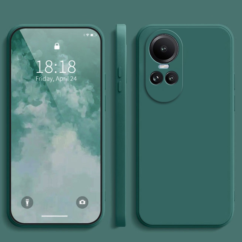 Ốp lưng oppo reno 10 pro Ốp Điện Thoại Màu Trơn Cho Oppo Reno 10 5G / Reno 10 Pro 5G / Reno 8 5G / Reno 8Z 5G / Reno 7Z 5G / Reno7 5G / Reno6 YT