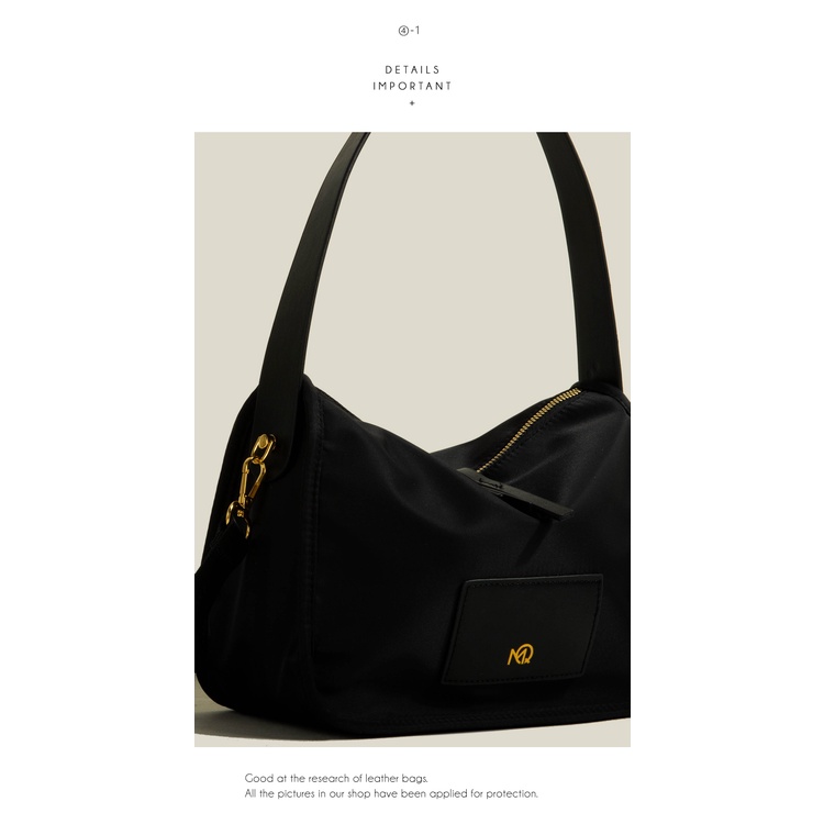 Muzikai chính hãng Casual Large-Capacity Commuter Portable Underarm Bag Female 2023 New Simple All-Match Messenger Bag