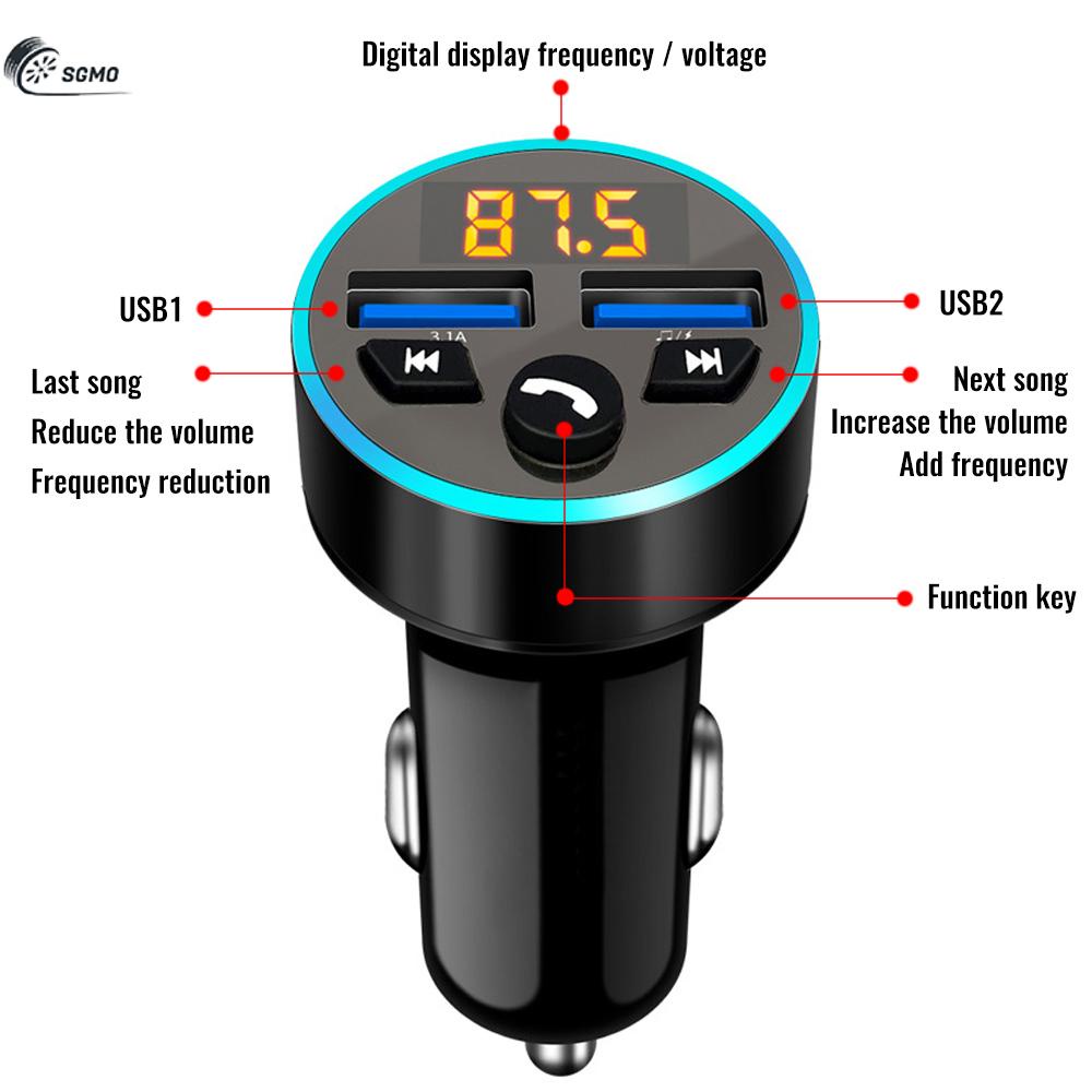 Bộ Sạc Usbc4394 Cho Máy Nghe Nhạc mp3 fm bluetooth Không Dây
