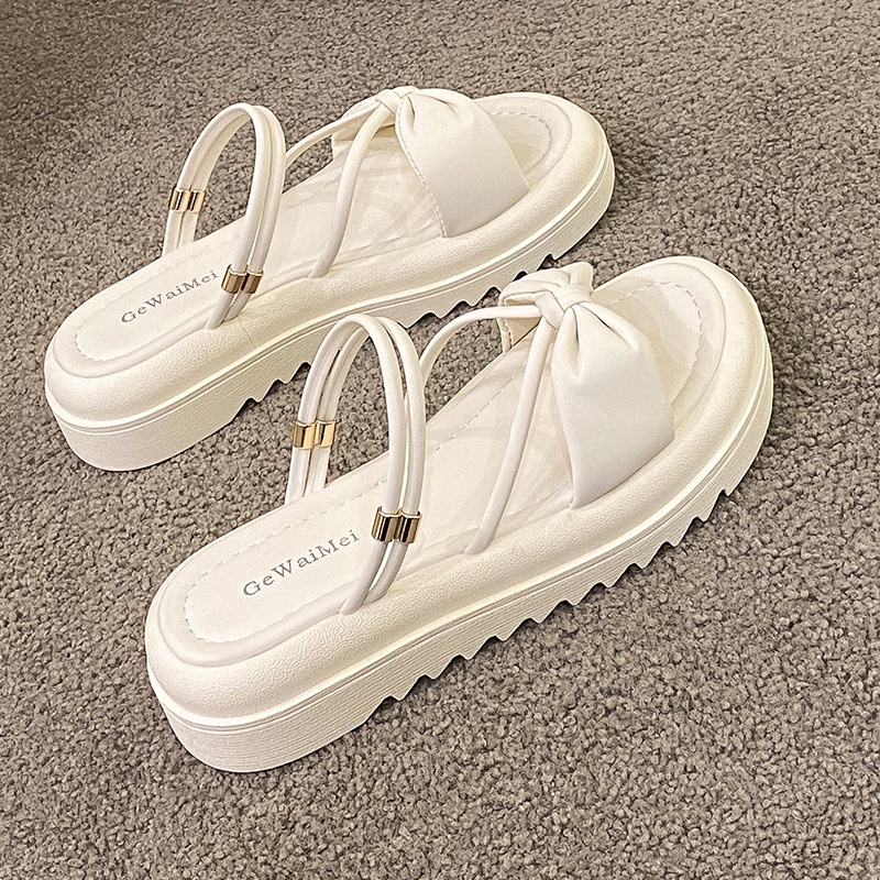 Dép bánh mì LEOSOXS 073113 đế cao chống trượt thời trang dành cho nữ