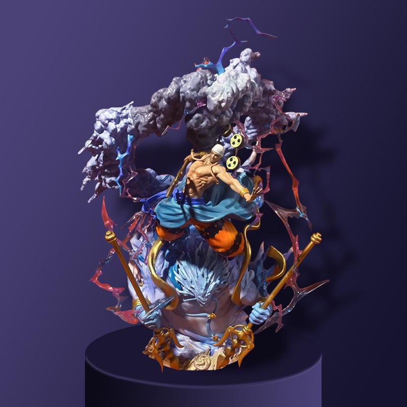 Mô hình Enel thần sấm cao 37 cm, nặng 4.5 kg siêu nét, có hộp màu - Mô hình One Piece