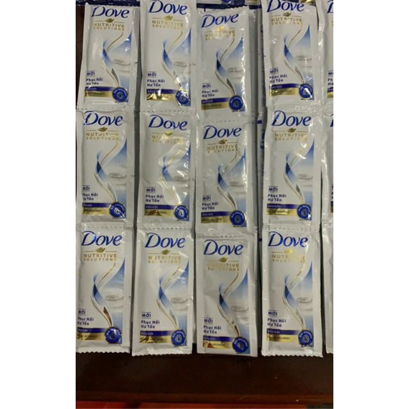 Dây 10 Gói Dầu Gội-Xả Dove 6g