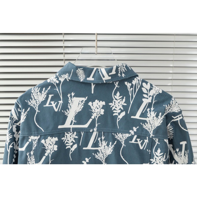 ❤️❤️ ❤️❤️ Áo Khoác Jean Nam Tay Dài Thêu Hoa Thời Trang