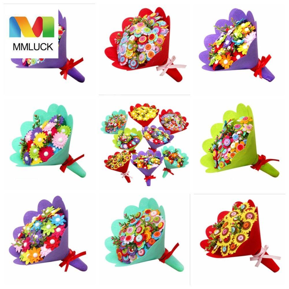 Mmluck Bó Hoa EVA Diy Không Hút Mồ Hôi Làm Vật Liệu Chậu Nghệ Thuật Montessori Làm Quà Tặng Ngày Nhà Giáo