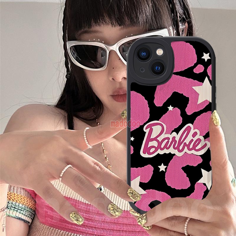 Cute Princess Barbie Series Cartoon Soft Casing Realme C53 C55 C35 C31 C30 C30S C21 C17 C15 C12 C25 C25S C21Y C25Y C20 C11 2021 Narzo 20 30A 8 7 7I 6 6S 5i 5s 5 2 Pro C1 U1 X XT ins Oval Pink compassion Fine Hole Phone Case XPN 75