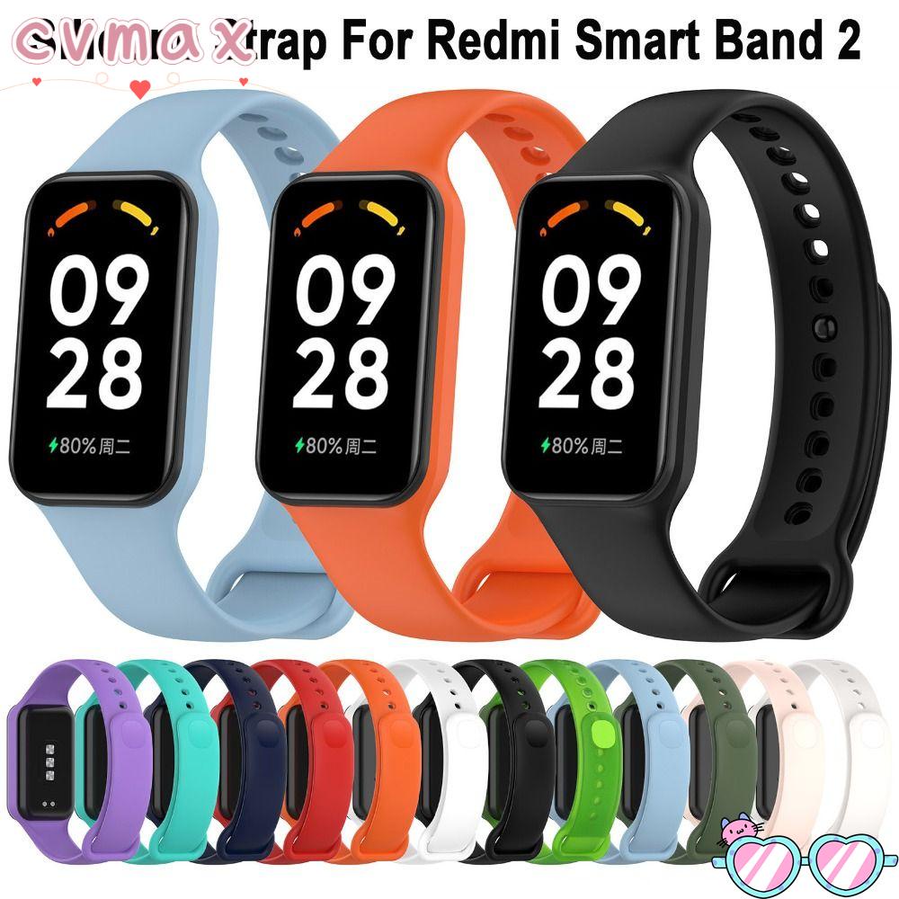 Dây Đeo Thay Thế Chất Liệu Silicon Màu Trơn Cho Redmi Smart Band 2
